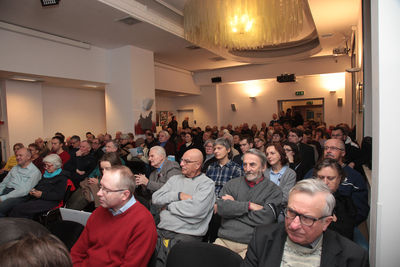 Dyskusja na temat agentury PRL w Watykanie z cyklu „Tajemnice wywiadu” – Warszawa, 8 stycznia 2019. Fot. Piotr Życieński (IPN)