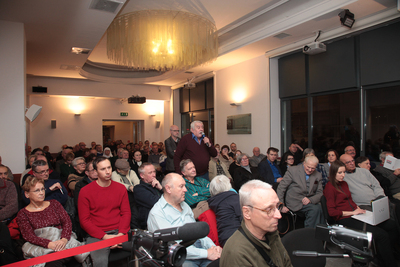 Dyskusja na temat agentury PRL w Watykanie z cyklu „Tajemnice wywiadu” – Warszawa, 8 stycznia 2019. Fot. Piotr Życieński (IPN)