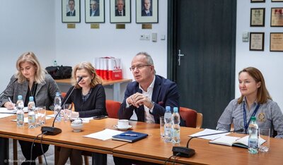 Przedstawiciele agencji Departamentu Obrony USA z wizytą w IPN – 14 stycznia 2019. Fot. Marcin Jurkiewicz (IPN)