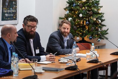 Przedstawiciele agencji Departamentu Obrony USA z wizytą w IPN – 14 stycznia 2019. Fot. Marcin Jurkiewicz (IPN)