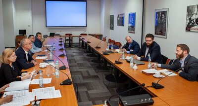 Przedstawiciele agencji Departamentu Obrony USA z wizytą w IPN – 14 stycznia 2019. Fot. Marcin Jurkiewicz (IPN)