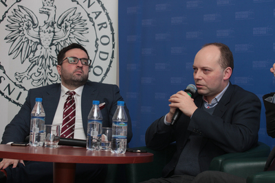 Dyskusja z cyklu „Kościół – Naród – Państwo, czyli niezwykły wiek XX w dziejach Polski” – Warszawa, 15 stycznia 2019. Fot. Piotr Życieński (IPN)