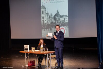 Promocja albumu „Węgrowskie drogi do niepodległości” – Węgrów, 15 stycznia 2019. Fot. Marcin Jurkiewicz (IPN)