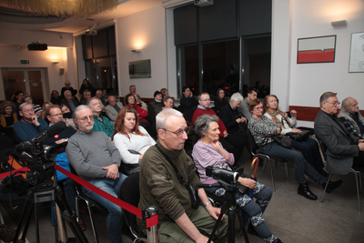 Spotkanie z cyklu „Historia zza kulis” poświęcone muzyce jazzowej w PRL – 16 stycznia 2019. Fot. Piotr Życieński (IPN)