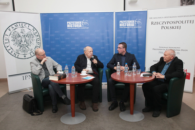 Spotkanie z cyklu „Historia zza kulis” poświęcone muzyce jazzowej w PRL – 16 stycznia 2019. Fot. Piotr Życieński (IPN)