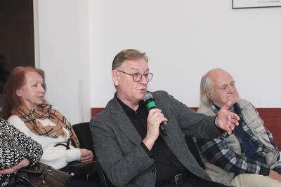 Spotkanie z cyklu „Historia zza kulis” poświęcone muzyce jazzowej w PRL – 16 stycznia 2019. Fot. Piotr Życieński (IPN)