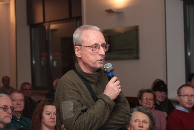 Spotkanie z cyklu „Historia zza kulis” poświęcone muzyce jazzowej w PRL – 16 stycznia 2019. Fot. Piotr Życieński (IPN)