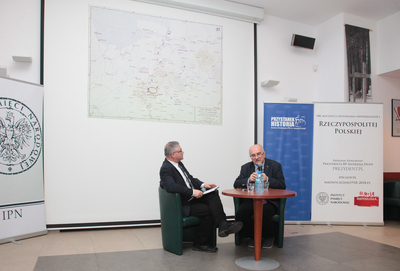 Spotkanie z cyklu „Na północ od Warszawy. Warmia i Mazury w XX w.” – Warszawa, 18 stycznia 2019. Fot. Piotr Życieński (IPN)