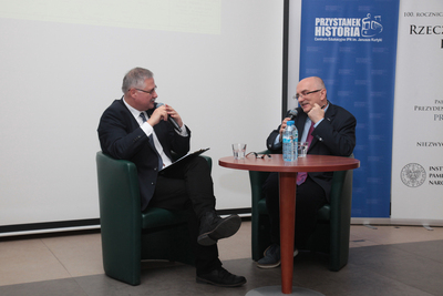 Spotkanie z cyklu „Na północ od Warszawy. Warmia i Mazury w XX w.” – Warszawa, 18 stycznia 2019. Fot. Piotr Życieński (IPN)