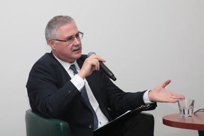 Spotkanie z cyklu „Na północ od Warszawy. Warmia i Mazury w XX w.” – Warszawa, 18 stycznia 2019. Fot. Piotr Życieński (IPN)