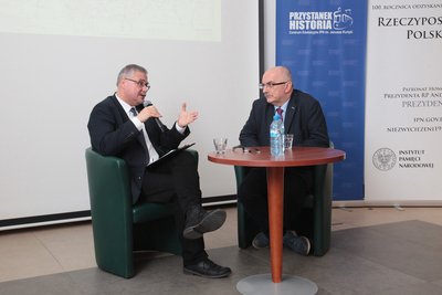 Spotkanie z cyklu „Na północ od Warszawy. Warmia i Mazury w XX w.” – Warszawa, 18 stycznia 2019. Fot. Piotr Życieński (IPN)