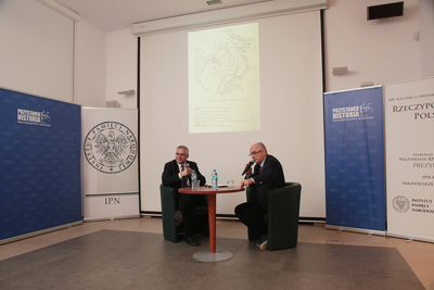 Spotkanie z cyklu „Na północ od Warszawy. Warmia i Mazury w XX w.” – Warszawa, 18 stycznia 2019. Fot. Piotr Życieński (IPN)