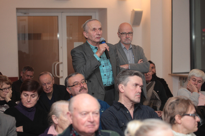 Spotkanie z cyklu „Na północ od Warszawy. Warmia i Mazury w XX w.” – Warszawa, 18 stycznia 2019. Fot. Piotr Życieński (IPN)