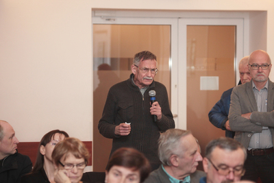 Spotkanie z cyklu „Na północ od Warszawy. Warmia i Mazury w XX w.” – Warszawa, 18 stycznia 2019. Fot. Piotr Życieński (IPN)