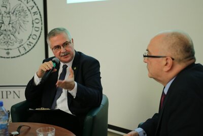 Spotkanie z cyklu „Na północ od Warszawy. Warmia i Mazury w XX w.” – Warszawa, 18 stycznia 2019. Fot. Aleksandra Wierzchowska (IPN)