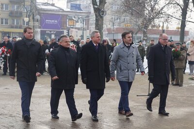 Uroczystość odsłonięcia Pomnika Niepodległości – Dębica, 20 stycznia 2019 Fot. UM Dębica