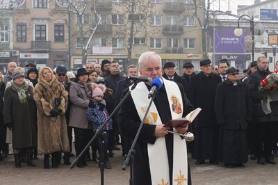 Uroczystość odsłonięcia Pomnika Niepodległości – Dębica, 20 stycznia 2019 Fot. UM Dębica