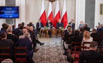 „Kształtowanie się ośrodków władzy – listopad 1918 – luty 1919” – X belwederska debata historyków – 22 stycznia 2019. Fot. Marcin Jurkiewicz (IPN)