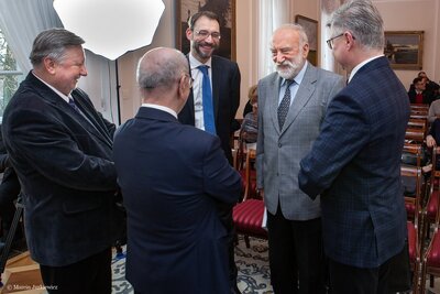 „Kształtowanie się ośrodków władzy – listopad 1918 – luty 1919” – X belwederska debata historyków – 22 stycznia 2019. Fot. Marcin Jurkiewicz (IPN)