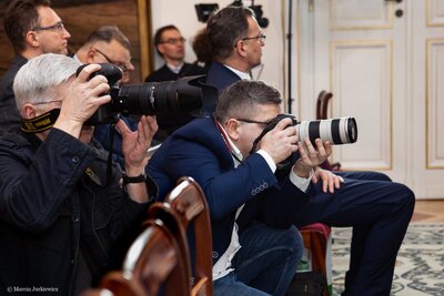 „Kształtowanie się ośrodków władzy – listopad 1918 – luty 1919” – X belwederska debata historyków – 22 stycznia 2019. Fot. Marcin Jurkiewicz (IPN)