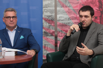 Spotkanie z cyklu „Tajemnice bezpieki” – Warszawa, 23 stycznia 2019. Fot. Piotr Życieński (IPN)