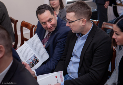 „Kształtowanie się ośrodków władzy – listopad 1918 – luty 1919” – X belwederska debata historyków – 22 stycznia 2019. Fot. Marcin Jurkiewicz (IPN)