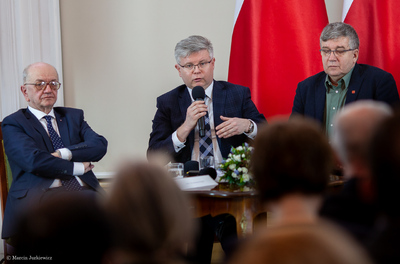 „Kształtowanie się ośrodków władzy – listopad 1918 – luty 1919” – X belwederska debata historyków – 22 stycznia 2019. Fot. Marcin Jurkiewicz (IPN)