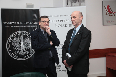 Dyskusja wokół książki Krzysztofa Langowskiego „O honor i sztandar który nas skupia” – Warszawa, 24 stycznia 2019. Fot. Piotr Życieński (IPN)