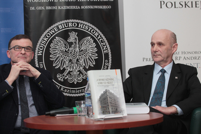 Dyskusja wokół książki Krzysztofa Langowskiego „O honor i sztandar który nas skupia” – Warszawa, 24 stycznia 2019. Fot. Piotr Życieński (IPN)