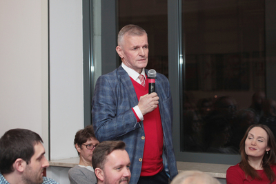 Dyskusja wokół książki Krzysztofa Langowskiego „O honor i sztandar który nas skupia” – Warszawa, 24 stycznia 2019. Fot. Piotr Życieński (IPN)