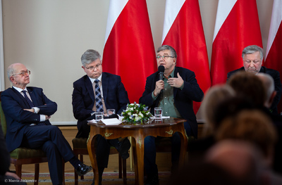 „Kształtowanie się ośrodków władzy – listopad 1918 – luty 1919” – X belwederska debata historyków – 22 stycznia 2019. Fot. Marcin Jurkiewicz (IPN)