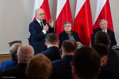 „Kształtowanie się ośrodków władzy – listopad 1918 – luty 1919” – X belwederska debata historyków – 22 stycznia 2019. Fot. Marcin Jurkiewicz (IPN)