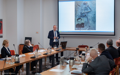 Kierownictwo agencji rządowej Departamentu Obrony USA z wizytą w Instytucie Pamięci Narodowej – 25 stycznia 2019. Fot. Marcin Jurkiewicz (IPN)