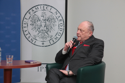 Dyskusja o filmie „August Kowalczyk. Numer obozowy 6804” – Warszawa, 25 stycznia 2019. Fot. Piotr Życieński (IPN)