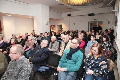 Dyskusja o filmie „August Kowalczyk. Numer obozowy 6804” – Warszawa, 25 stycznia 2019. Fot. Piotr Życieński (IPN)