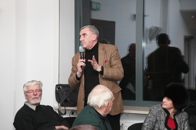 Dyskusja o filmie „August Kowalczyk. Numer obozowy 6804” – Warszawa, 25 stycznia 2019. Fot. Piotr Życieński (IPN)