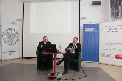 Spotkanie z cyklu „Na północ od Warszawy. Warmia i Mazury w XX w.” – Warszawa, 12 lutego 2019. Fot. Piotr Życieński (IPN)