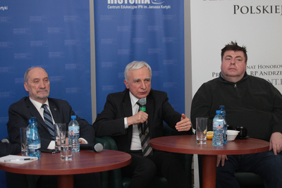 „Obrońca wartości” – spotkanie wspomnieniowe o premierze Janie Olszewskim – Warszawa, 14 lutego 2019. Fot. Piotr Życieński (IPN)