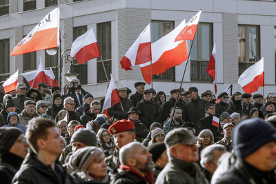 Pożegnanie śp. Jana Olszewskiego – Warszawa, 16 lutego 2019. Fot. Sławek Kasper (IPN)