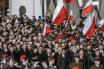 Pożegnanie śp. Jana Olszewskiego – Warszawa, 16 lutego 2019. Fot. Sławek Kasper (IPN)