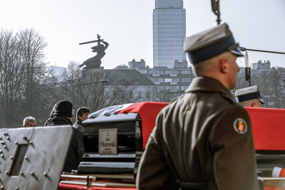 Pożegnanie śp. Jana Olszewskiego – Warszawa, 16 lutego 2019. Fot. Sławek Kasper (IPN)