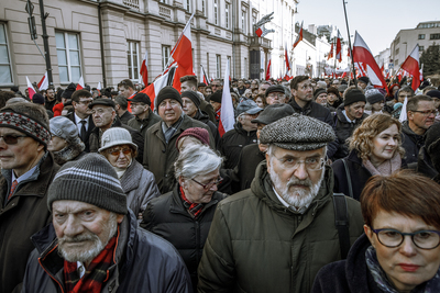 Pożegnanie śp. Jana Olszewskiego – Warszawa, 16 lutego 2019. Fot. Sławek Kasper (IPN)
