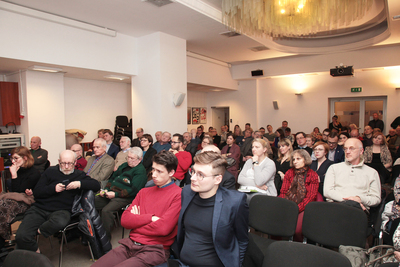 Wykład prof. Amira Weinera „KGB: bezlitosny miecz, niedoskonała tarcza” – Warszawa, 19 lutego 2019. Fot. Piotr Życieński (IPN)