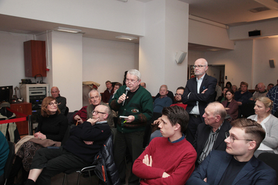 Wykład prof. Amira Weinera „KGB: bezlitosny miecz, niedoskonała tarcza” – Warszawa, 19 lutego 2019. Fot. Piotr Życieński (IPN)