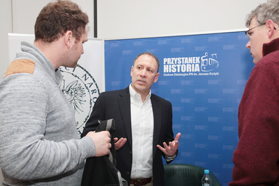 Wykład prof. Amira Weinera „KGB: bezlitosny miecz, niedoskonała tarcza” – Warszawa, 19 lutego 2019. Fot. Piotr Życieński (IPN)