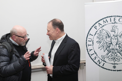 Wykład prof. Amira Weinera „KGB: bezlitosny miecz, niedoskonała tarcza” – Warszawa, 19 lutego 2019. Fot. Piotr Życieński (IPN)