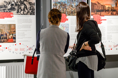 Otwarcie wystawy „Polski gen wolności. 150 lat walk o niepodległość (1768–1918)” w Klubie Garnizonu Warszawa – 20 lutego 2019. Fot. S. Kasper (IPN)