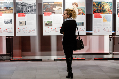 Otwarcie wystawy „Polski gen wolności. 150 lat walk o niepodległość (1768–1918)” w Klubie Garnizonu Warszawa – 20 lutego 2019. Fot. S. Kasper (IPN)