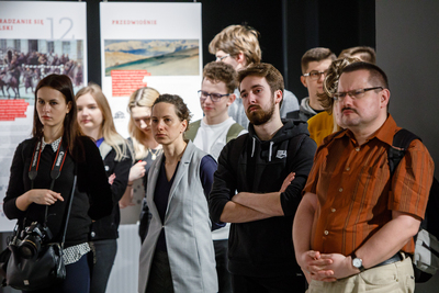 Otwarcie wystawy „Polski gen wolności. 150 lat walk o niepodległość (1768–1918)” w Klubie Garnizonu Warszawa – 20 lutego 2019. Fot. S. Kasper (IPN)