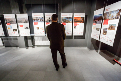 Otwarcie wystawy „Polski gen wolności. 150 lat walk o niepodległość (1768–1918)” w Klubie Garnizonu Warszawa – 20 lutego 2019. Fot. S. Kasper (IPN)